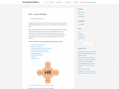 outsidethehrbox.com snapshot
