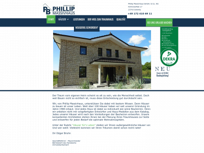 phillip-massivhaus.de snapshot