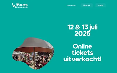 wavesfestival.be snapshot