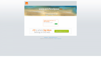 www.ericforelpaso.co snapshot