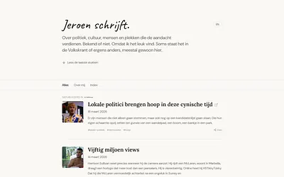 jeroenschrijft.com snapshot