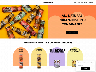eatwithaunties.com snapshot