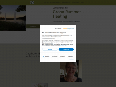 gronarummet-healing.se snapshot