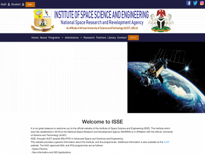 isse.edu.ng snapshot
