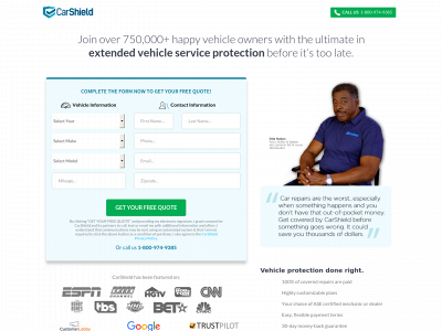 carshieldprotection.com snapshot