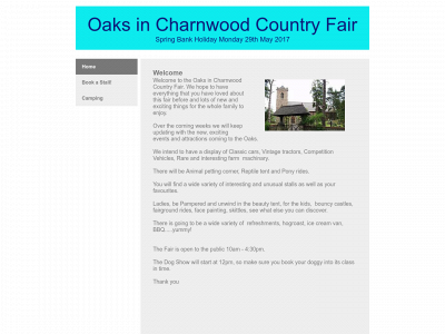 oaks-country-fair.co.uk snapshot