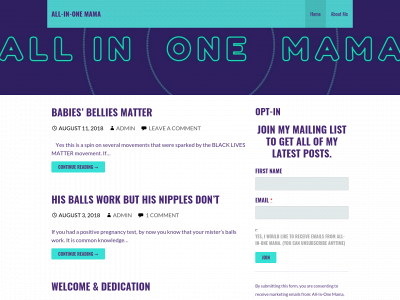 allinonemama.com snapshot