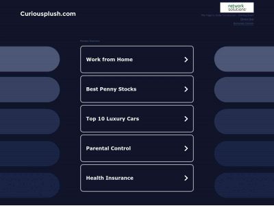 curiousplush.com snapshot