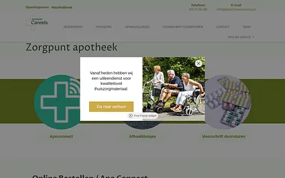 apotheekcareels.be snapshot