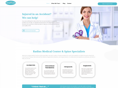 radiusmedicalcenter.com snapshot