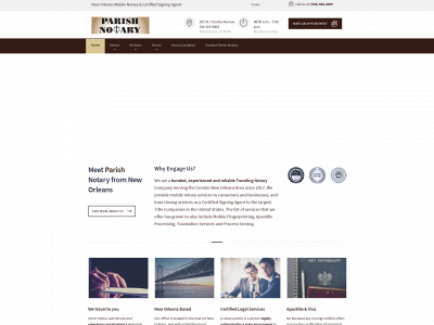 parishnotary.com snapshot
