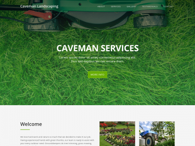 cavemanlandscaping.com snapshot