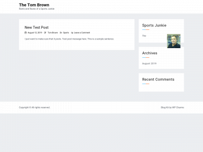 thetombrown.net snapshot