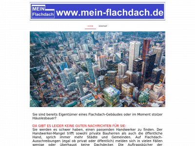 mein-flachdach.de snapshot