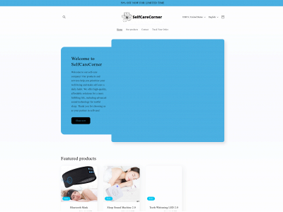 selfcarecorner.info snapshot