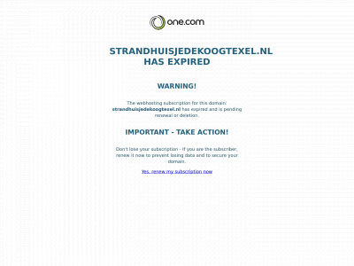 strandhuisjedekoogtexel.nl snapshot