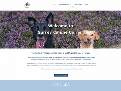 surreycaninecorner.co.uk snapshot