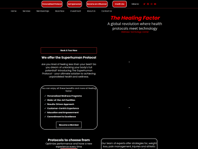 thehealingfactor.com snapshot