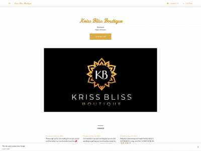krissblissboutique.com snapshot
