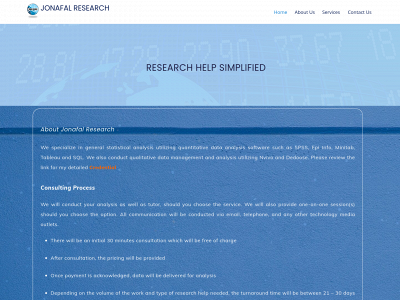 jonafalresearch.com snapshot
