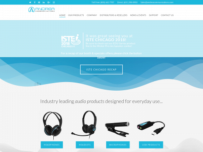 andreacommunications.com snapshot
