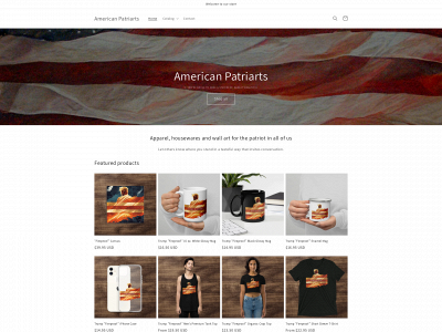americanpatriarts.com snapshot