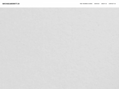 michaelmerritt.io snapshot