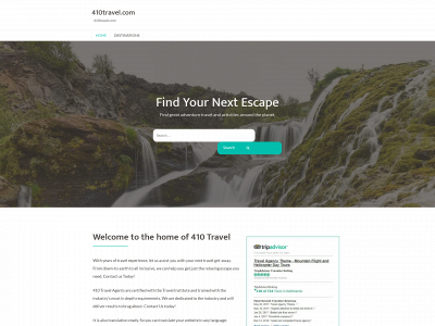 410travel.com snapshot