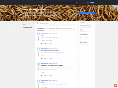 mealwormuniverse.com snapshot