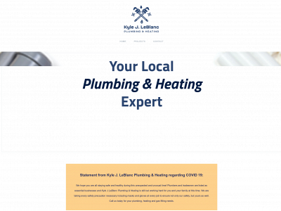 www.kylejleblancplumbingandheating.com snapshot