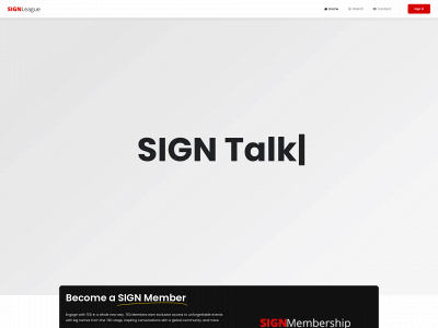 signleague.com snapshot