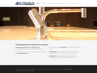 dkprojects.be snapshot