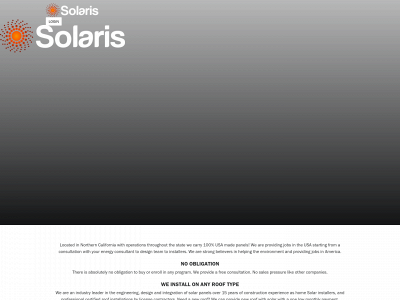 solarissolarpower.com snapshot