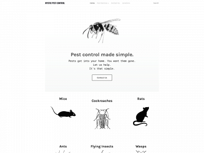 www.mysticpestcontrol.com snapshot