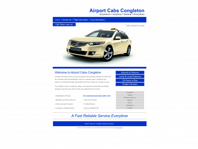 airportcabscongleton.co.uk snapshot