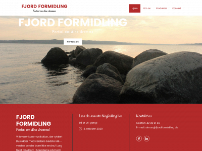 fjordformidling.dk snapshot