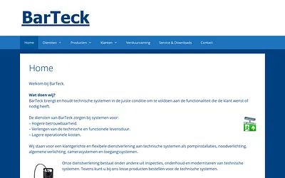 barteck.nl snapshot