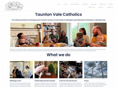 tauntonvalecatholics.com snapshot