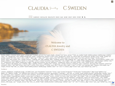 claudiajewelry.se snapshot
