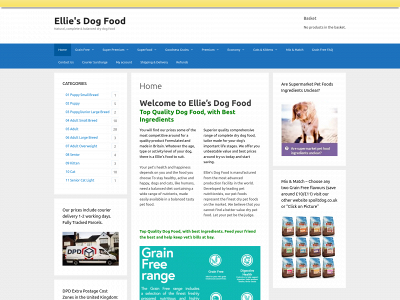 elliesdogfood.co.uk snapshot