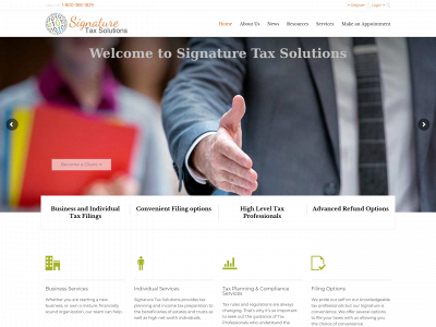 signaturetaxsolutions.com snapshot