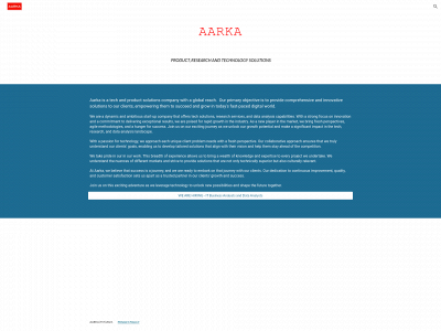 aarka.net snapshot