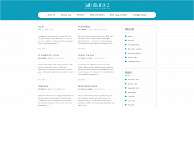 learningwithes.com snapshot