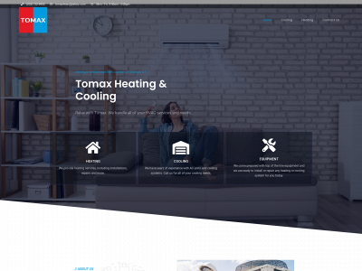 tomaxhvac.com snapshot