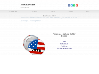 avirtuouscitizen.org snapshot