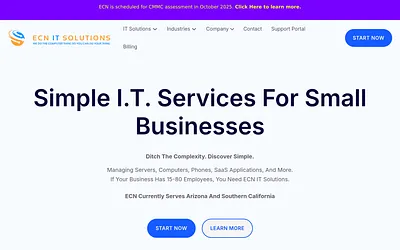 www.ecnitsolutions.com snapshot