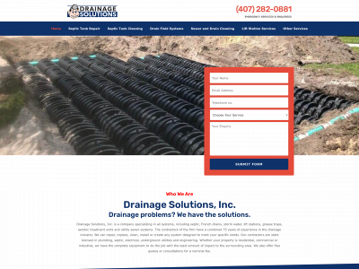 drainagesolutionsfl.com snapshot