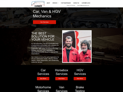 cbautomotive.co.uk snapshot