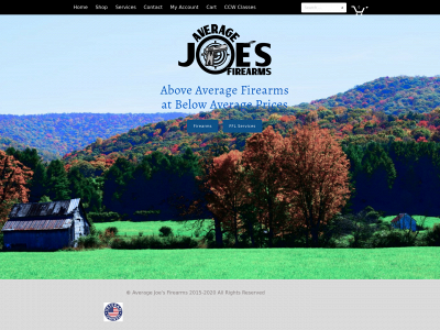 averagejoesfirearms.com snapshot