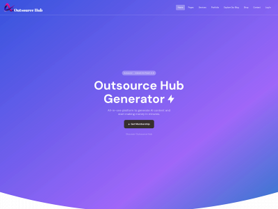 aioutsourcehub.com snapshot